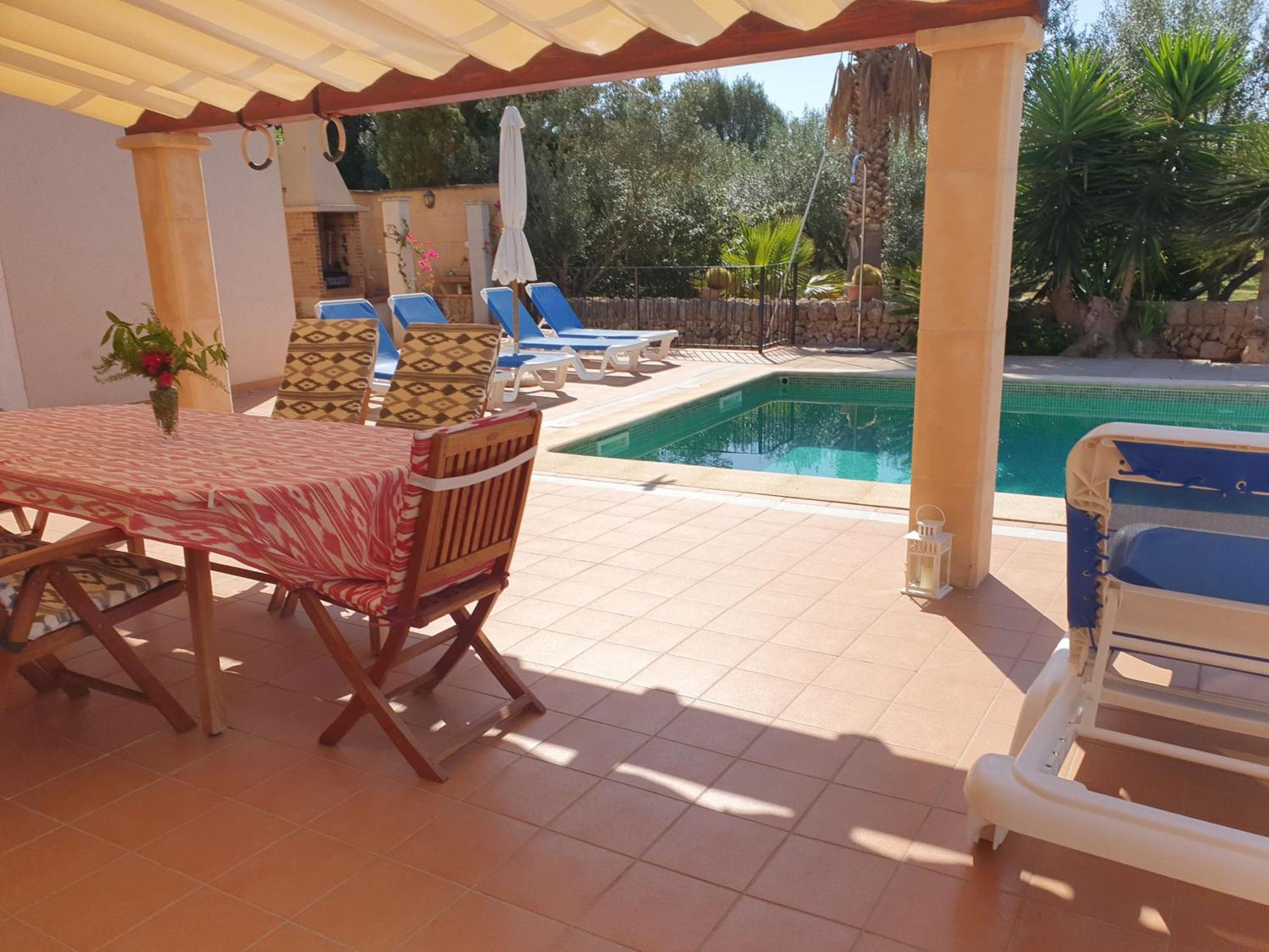 Casa Rural, Finca Rustica Con Piscina Cas Padrins De Campos, Mallorca Exteriör bild