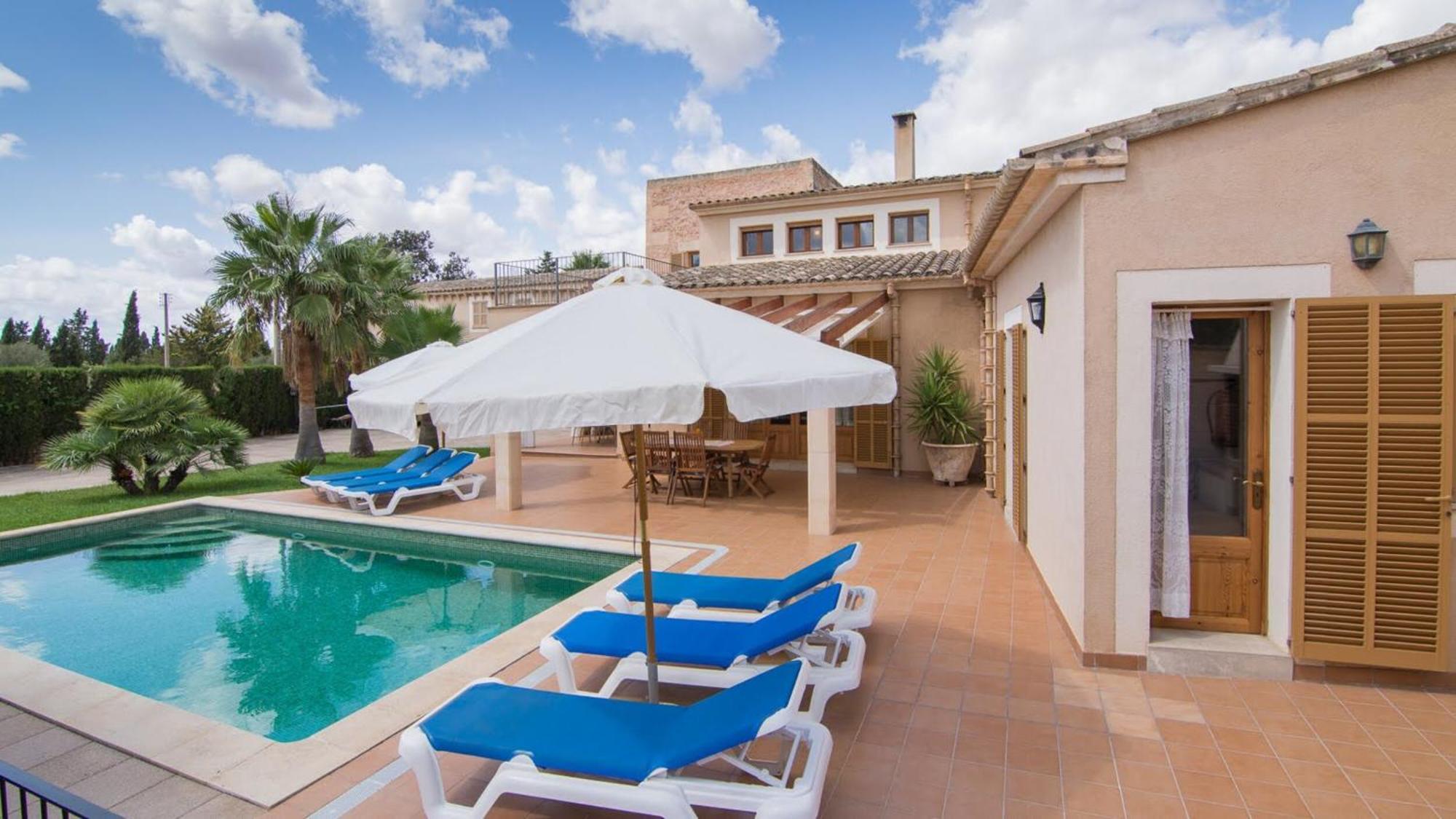 Casa Rural, Finca Rustica Con Piscina Cas Padrins De Campos, Mallorca Exteriör bild