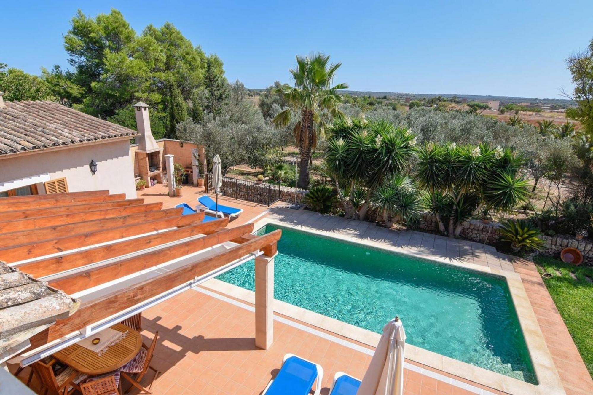 Casa Rural, Finca Rustica Con Piscina Cas Padrins De Campos, Mallorca Exteriör bild