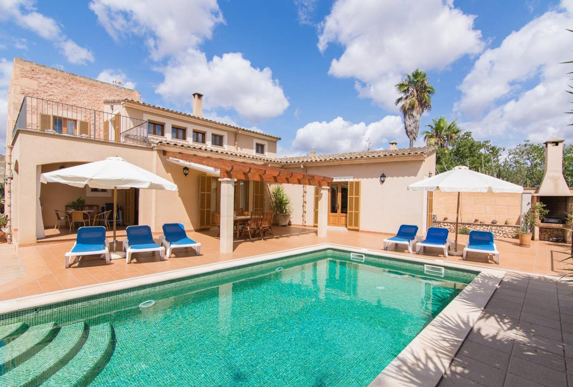 Casa Rural, Finca Rustica Con Piscina Cas Padrins De Campos, Mallorca Exteriör bild