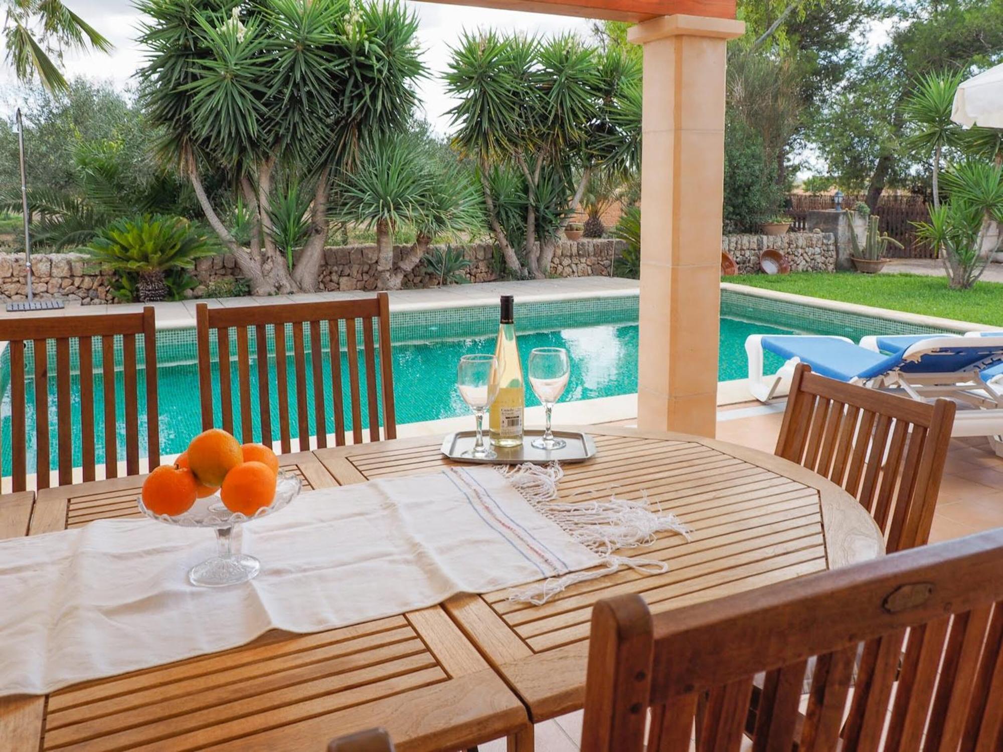 Casa Rural, Finca Rustica Con Piscina Cas Padrins De Campos, Mallorca Exteriör bild