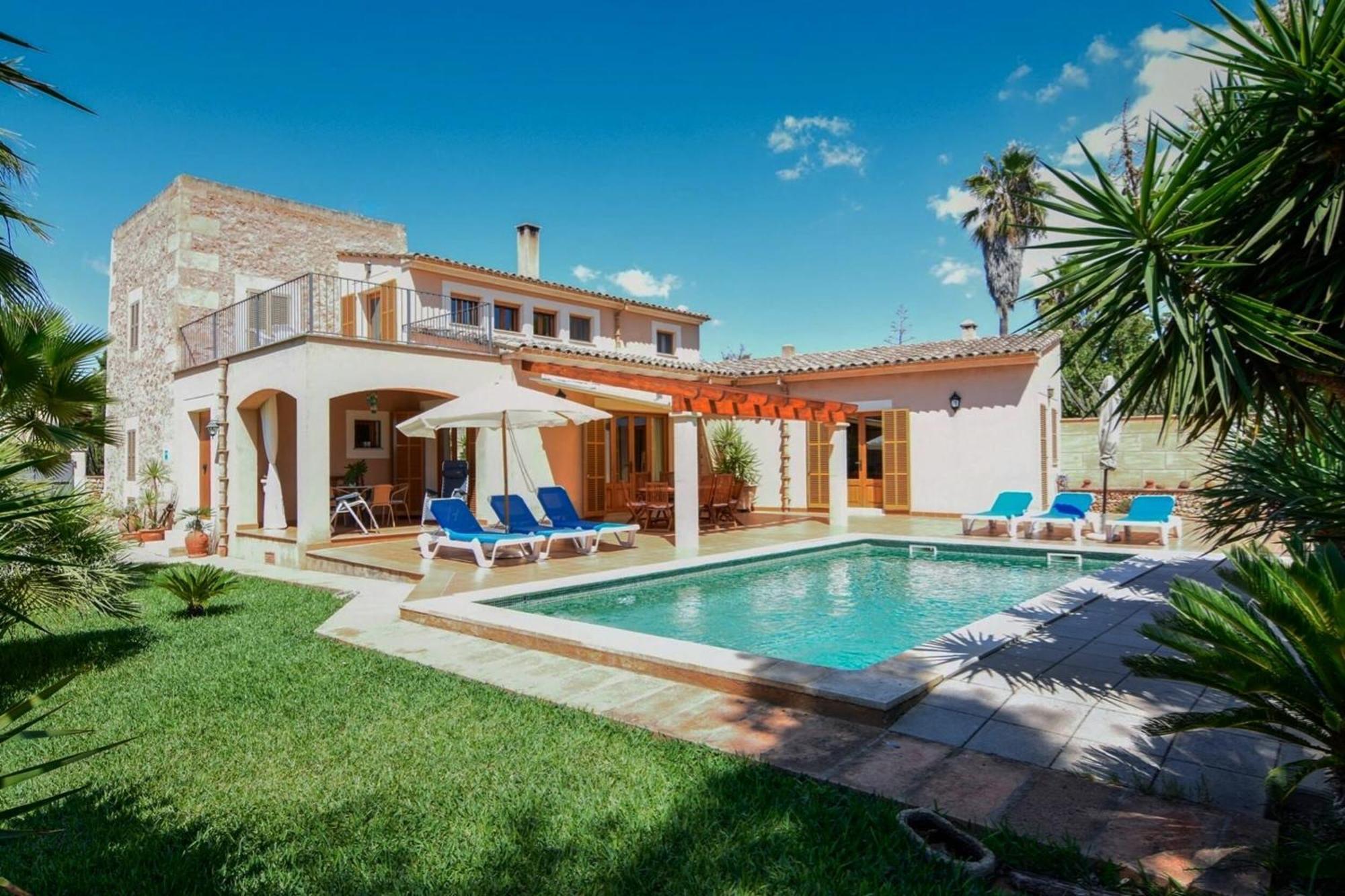 Casa Rural, Finca Rustica Con Piscina Cas Padrins De Campos, Mallorca Exteriör bild