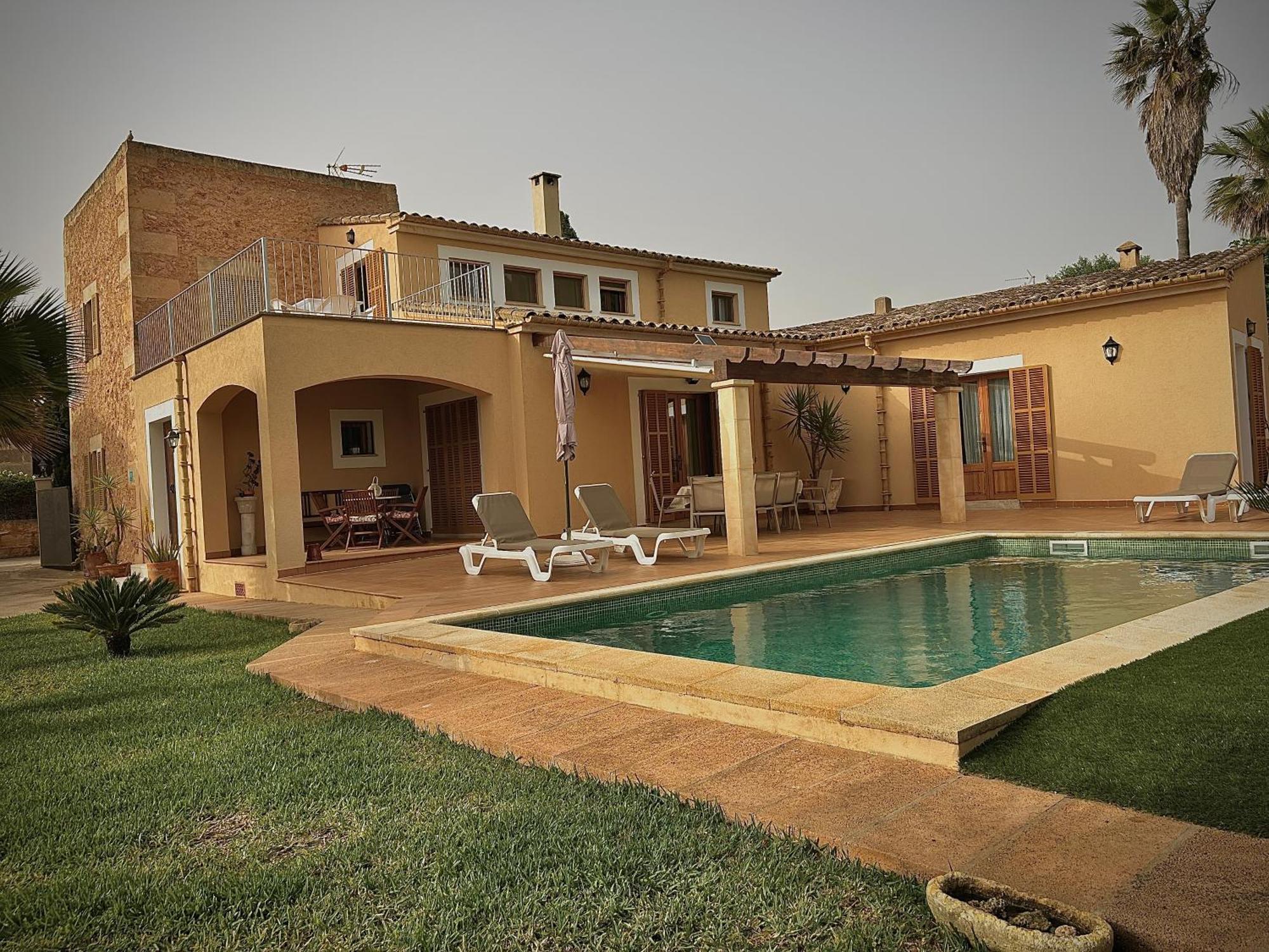 Casa Rural, Finca Rustica Con Piscina Cas Padrins De Campos, Mallorca Exteriör bild