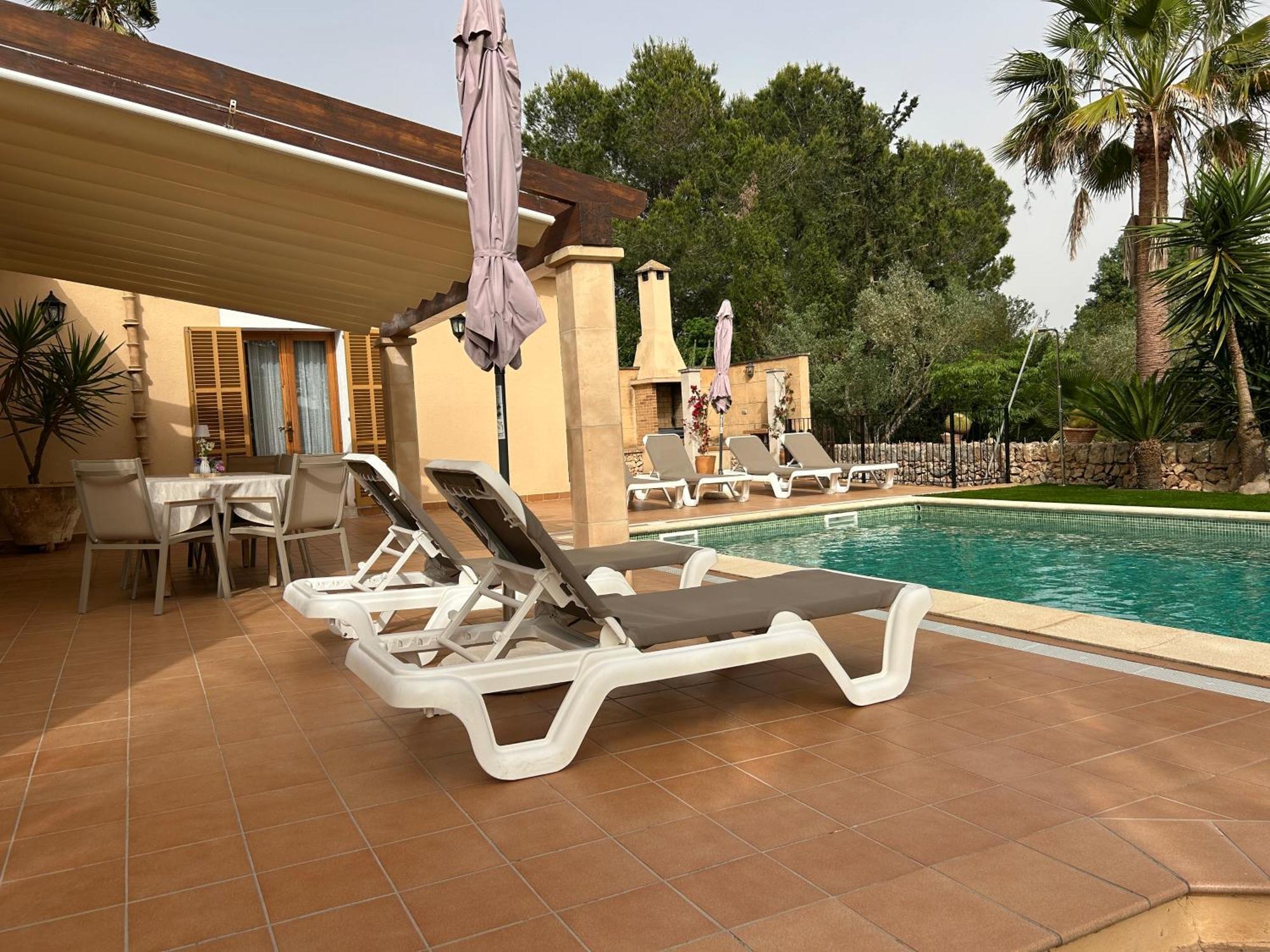 Casa Rural, Finca Rustica Con Piscina Cas Padrins De Campos, Mallorca Exteriör bild